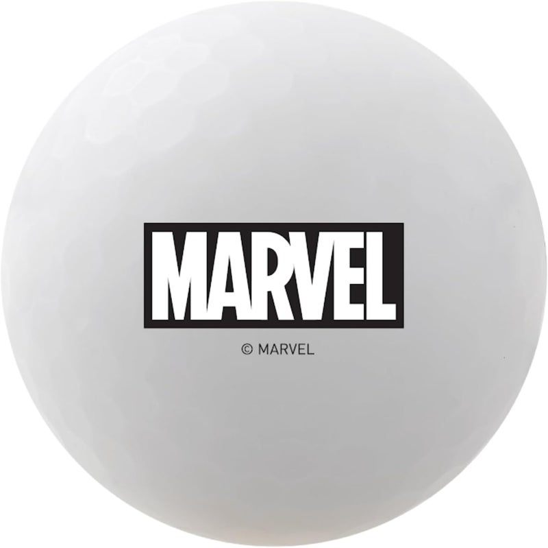 Volvik Vivid Soft Marvel Golf Ball Gift Set with Ball Marker (4 Pack) - Image 5